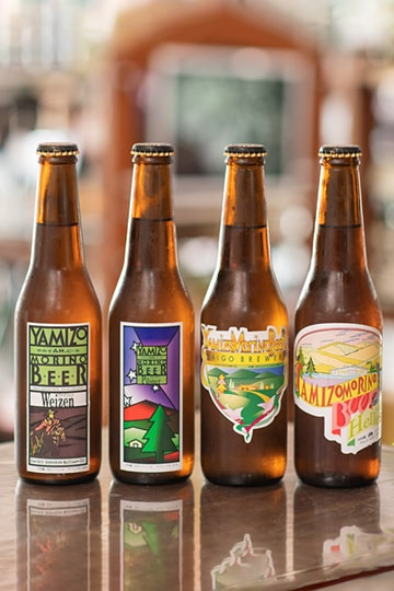 やみぞ森のビール